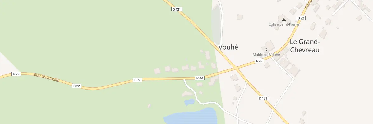 Plan du 8 Rue du Moulin à Vouhé