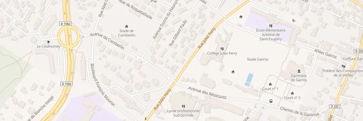 Plan du 43 Rue Jules Ferry à Langon