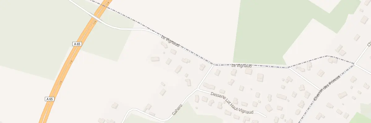 Plan du 5 Gahero à Lignan-de-Bazas