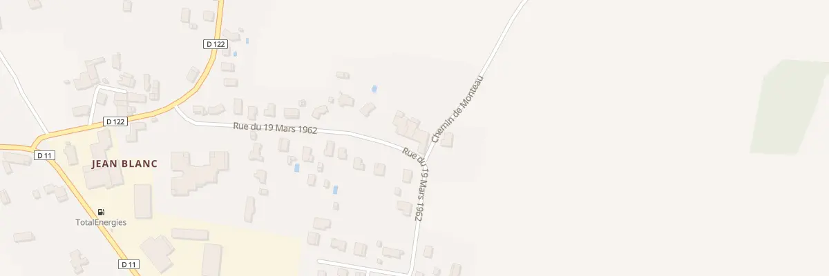Plan du 18 Rue du 19 Mars 1962 à Targon
