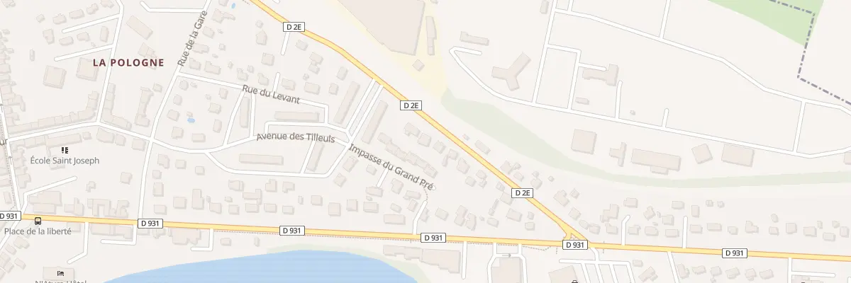 Plan du 22 Bd de la Gare à Aire-sur-l’Adour