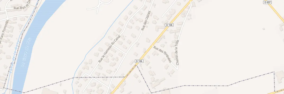 Plan du 6 Rue des Usines à Mirepeix