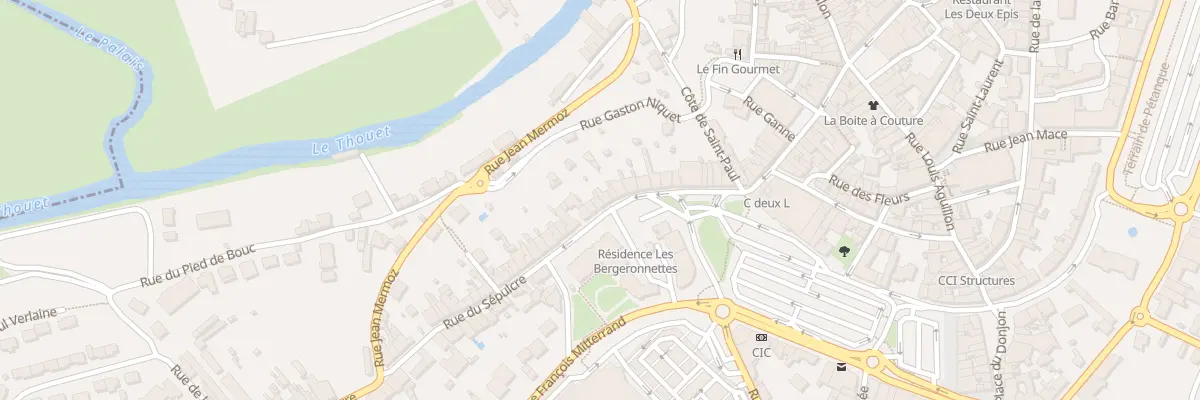 Plan du 32 Rue du Sepulcre à Parthenay