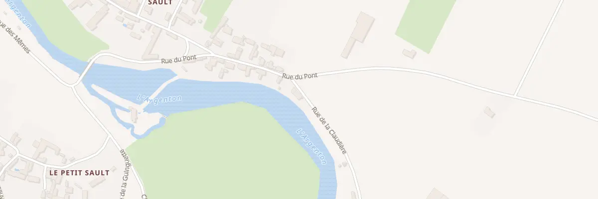 Plan du 16 Rue de la Claudiere à Loretz-d’Argenton