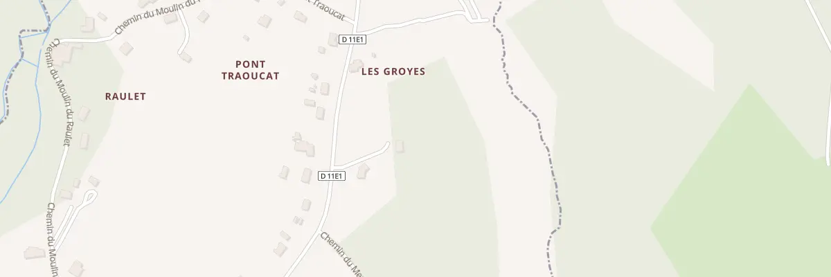 Plan du 33B Les Groyes à Blésignac