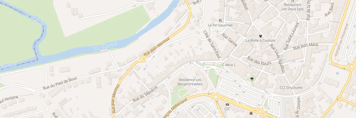 Plan du 30 Rue du Sepulcre à Parthenay
