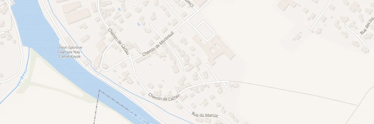 Plan du 6 Che de Montreuil à Nay