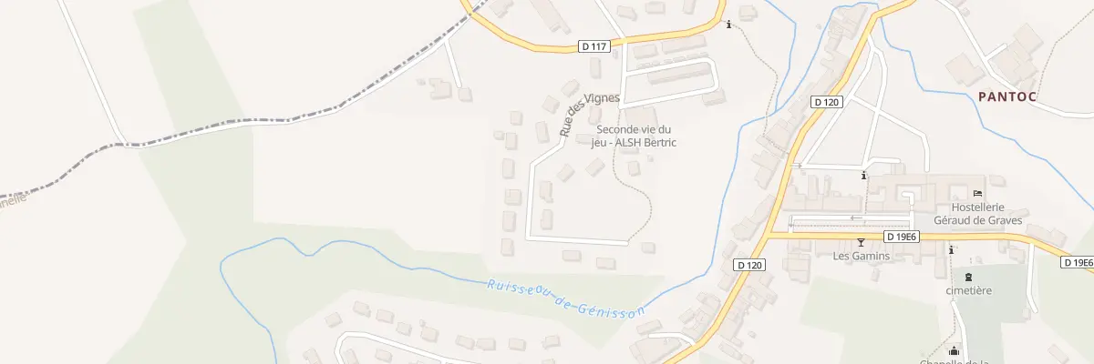 Plan du 10 Rue des Vignes à Verdelais