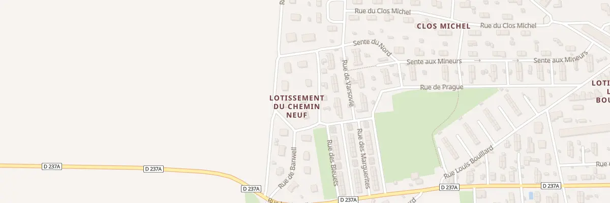 Plan du 11 Rue Jean Monet à Potigny