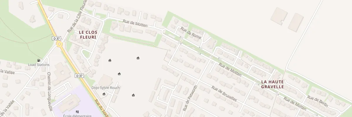 Plan du 3 Rue de Bruxelles à Ranville