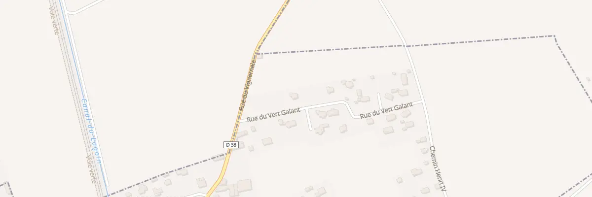 Plan du 5019 Rue du Vert Galant à Baudreix