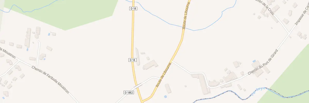 Plan du 17 Rte de Marze à Galgon