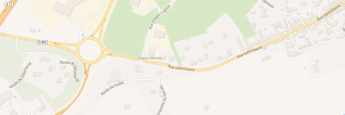 Plan du 154 Rue Saint-Pierre à Durtal