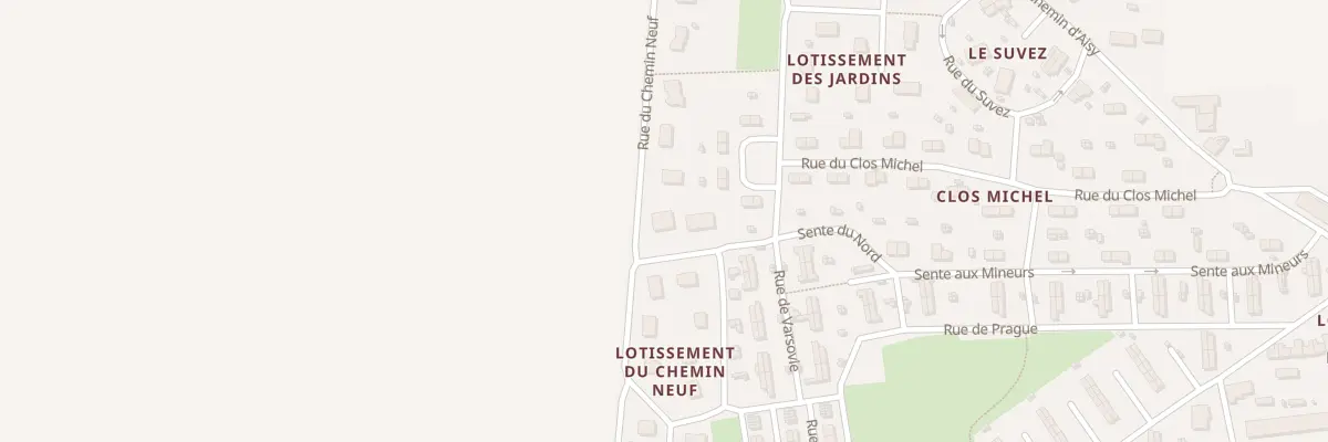 Plan du 17 Rue du Chemin Neuf à Potigny