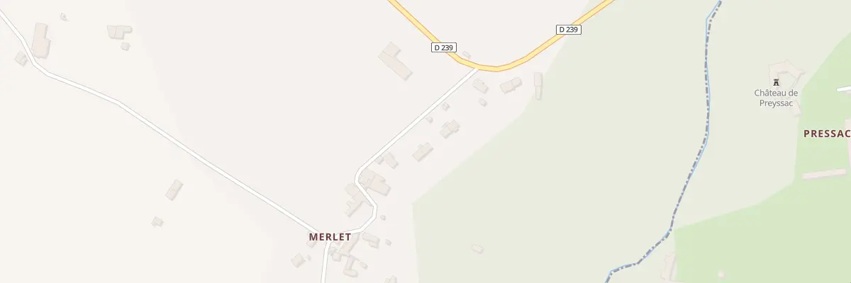 Plan du 6 Merlet à Espiet