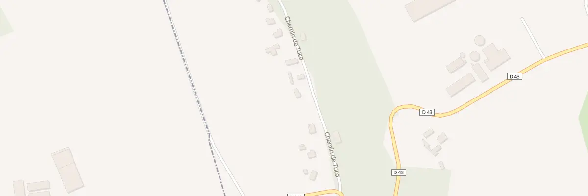 Plan du 5050 Che Tuco à Escoubès