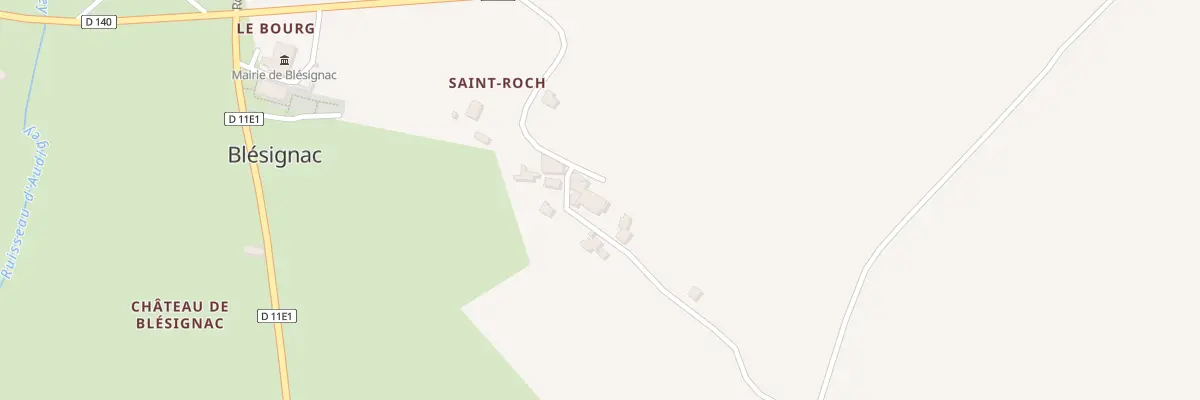 Plan du 4 Che Landrau à Blésignac