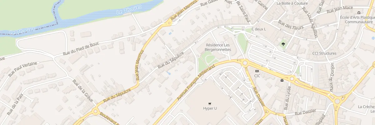 Plan du 17 Rue du Sepulcre à Parthenay