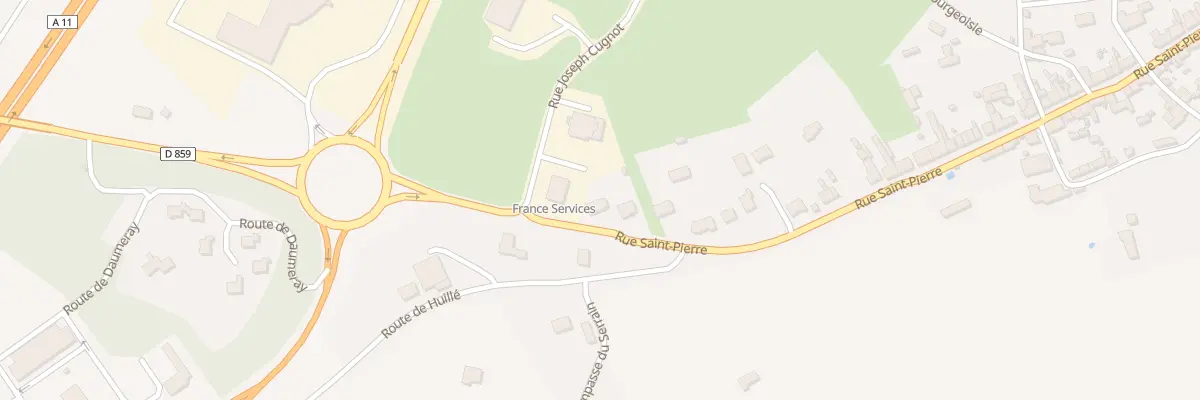 Plan du 156 Rue Saint-Pierre à Durtal