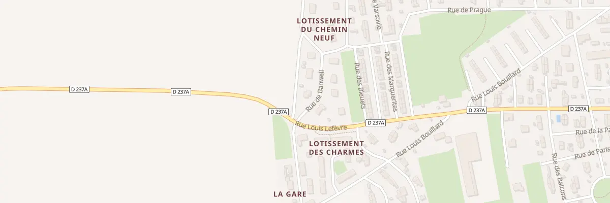 Plan du 6 Rue de Banwell à Potigny