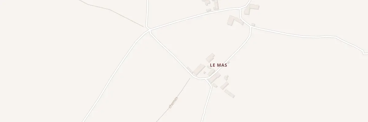 Plan du 5218 Le Mas à Verrières