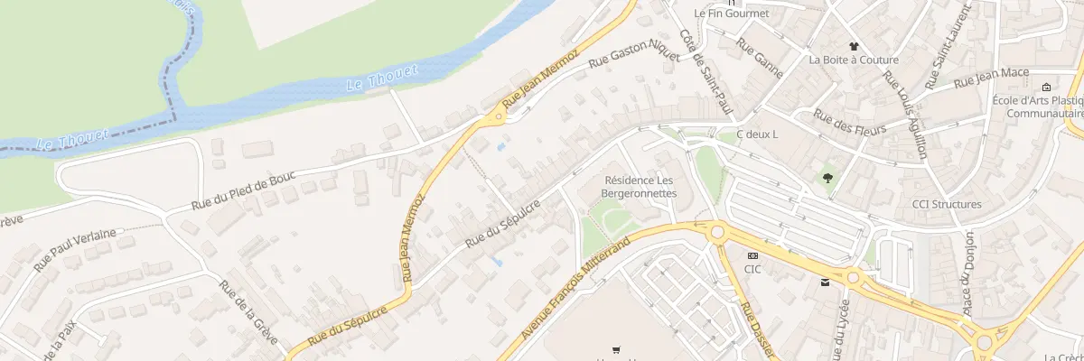 Plan du 56 Rue du Sepulcre à Parthenay