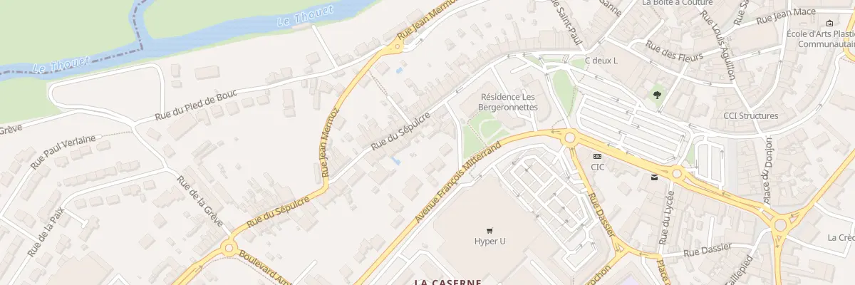 Plan du 27 Rue du Sepulcre à Parthenay