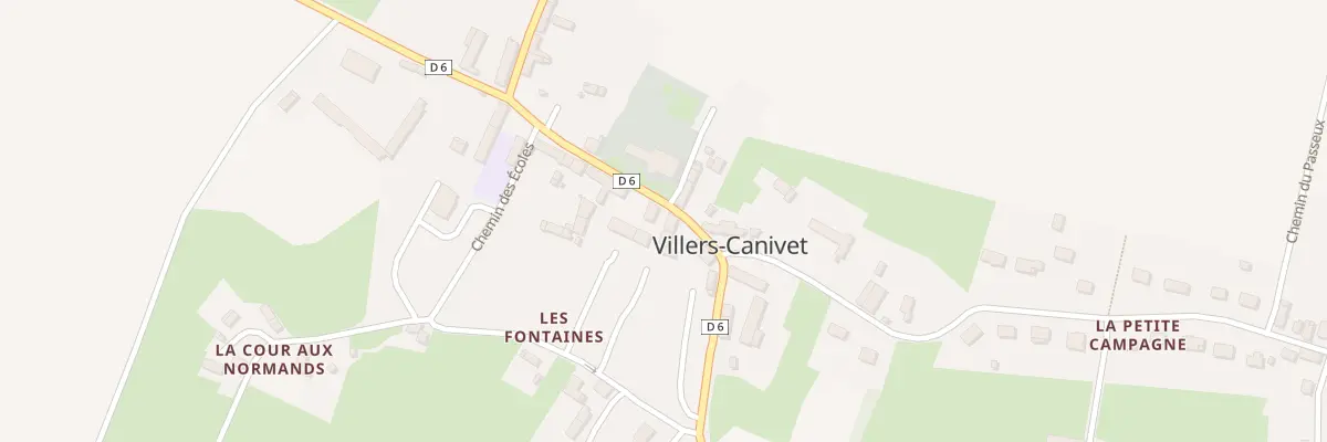 Plan du 11 Rte de Thury-Harcourt à Villers-Canivet