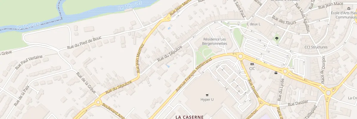 Plan du 29 Rue du Sepulcre à Parthenay