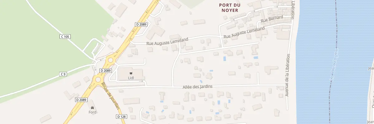 Plan du 23 Rue Auguste Lemeland à Arveyres