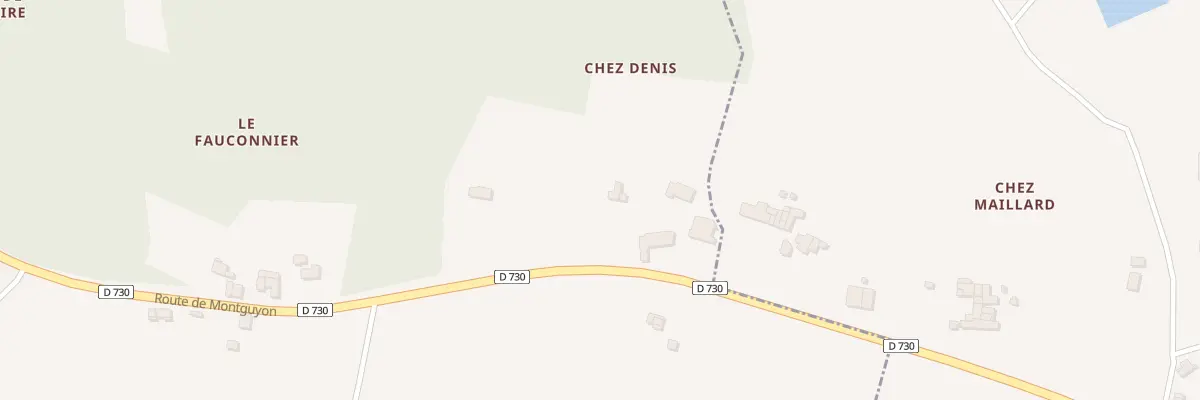 Plan du 5557 Chez Denis à Montlieu-la-Garde