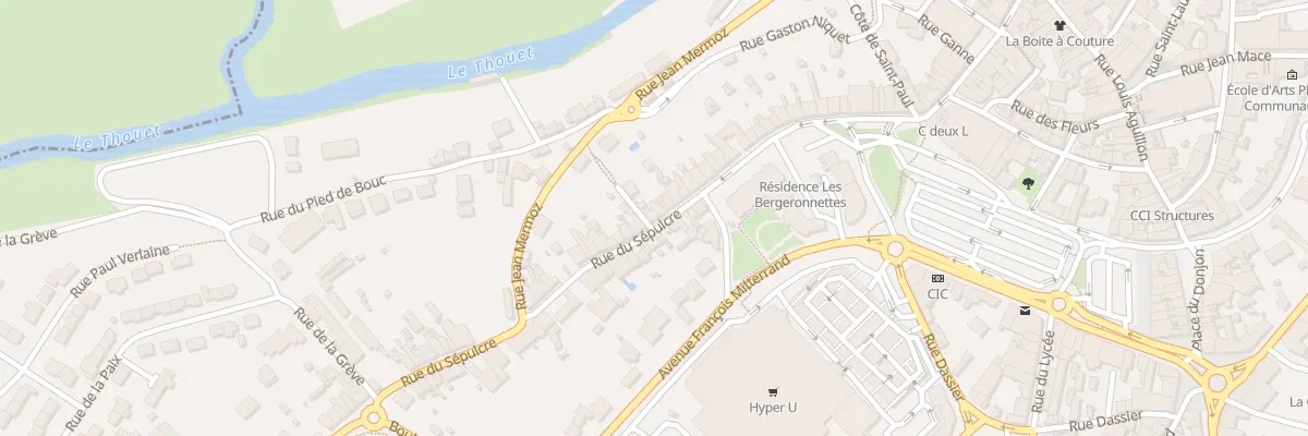 Plan du 66 Rue du Sepulcre à Parthenay