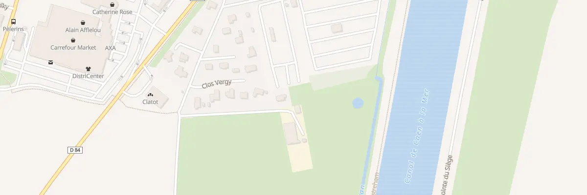 Plan du 9000 Rue de la Haie Breton à Ouistreham