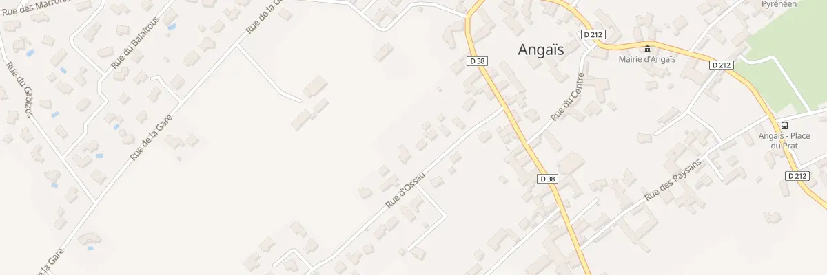 Plan du 8 Rue d’Ossau à Angaïs