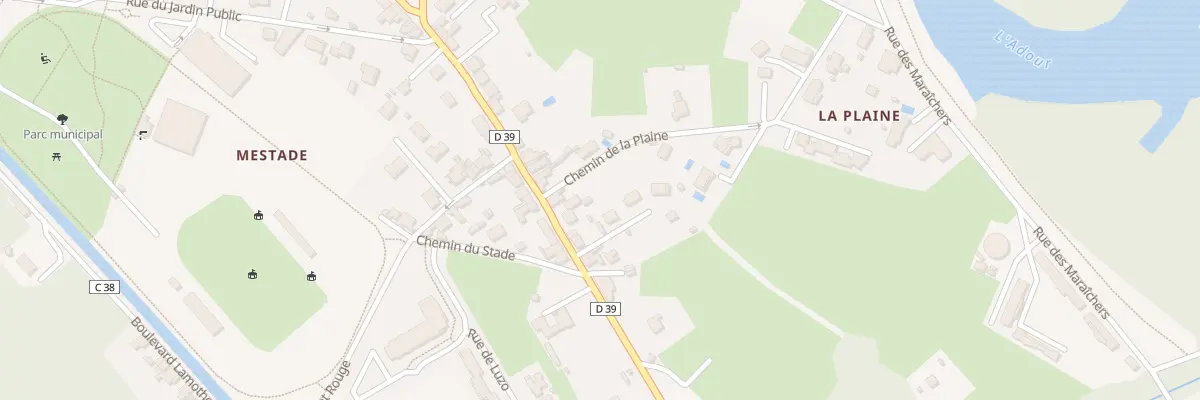 Plan du 97 Rue René Méricam à Aire-sur-l’Adour