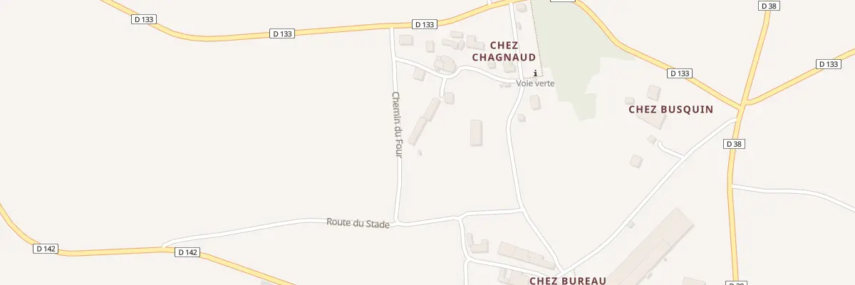 Plan du 2 Che du Four à Chantillac