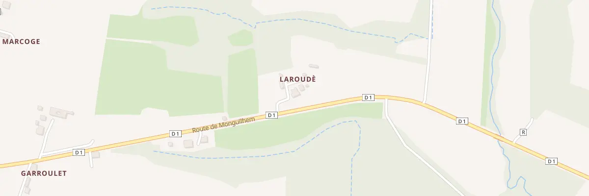 Plan du 2131 Rte de Monguilhem à Perquie