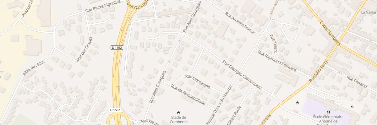 Plan du 5 Rue Montesquieu à Langon