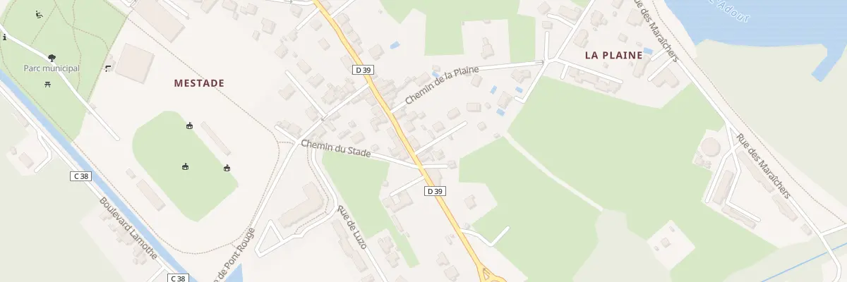 Plan du 99 Rue René Méricam à Aire-sur-l’Adour