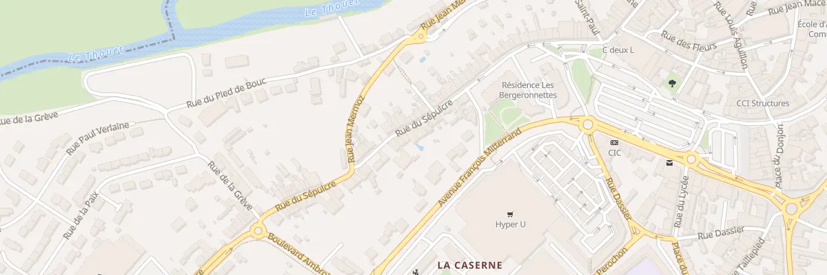 Plan du 39 Rue du Sepulcre à Parthenay