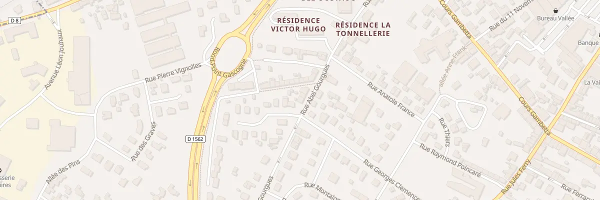 Plan du 51 Rue Abel Gourgues à Langon