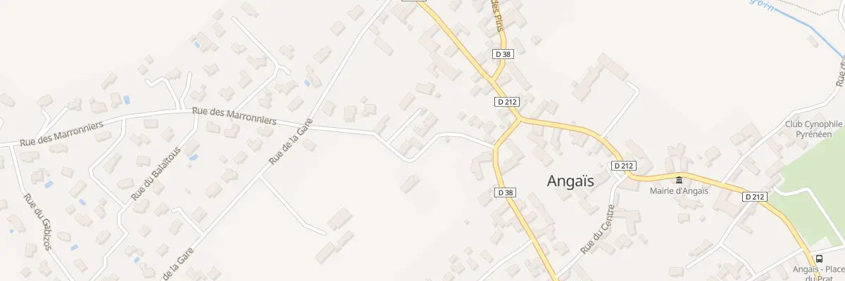 Plan du 6 Rue des Marronniers à Angaïs