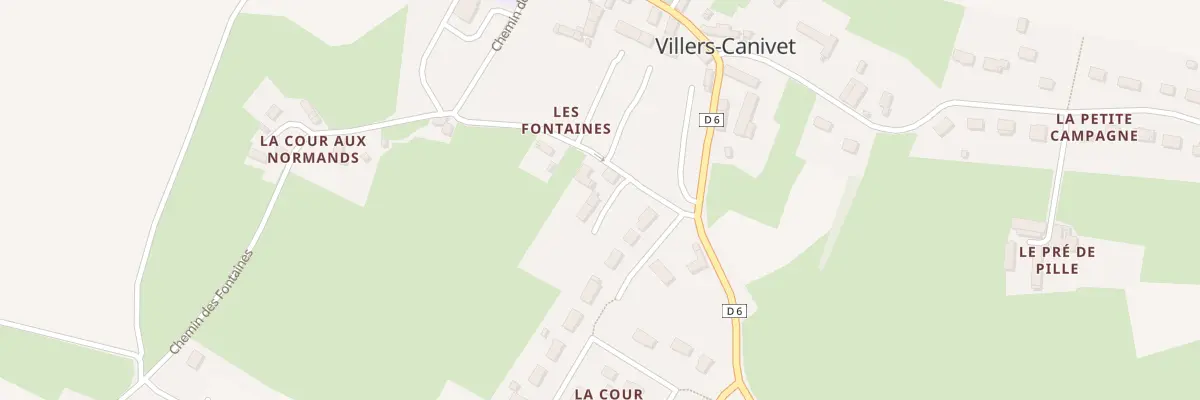 Plan du 2 Imp des Lavandières à Villers-Canivet