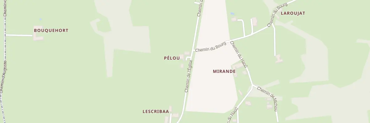 Plan du 28 Che de l’Eglise à Baliracq-Maumusson