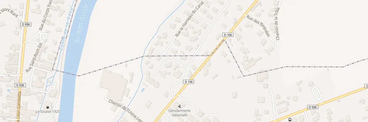 Plan du 9296 Lot Pyrene à Mirepeix
