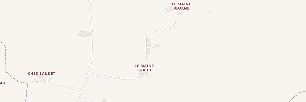 Plan du 290 Rte des Maines à Guimps