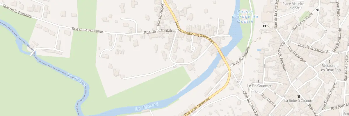 Plan du 15 Rue Garibaldi à Parthenay