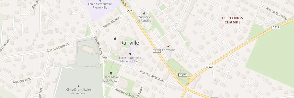 Plan du 10 Rue du Stade à Ranville