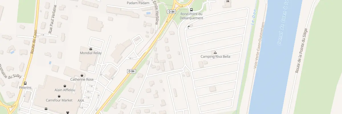 Plan du 9001 Rue de la Haie Breton à Ouistreham