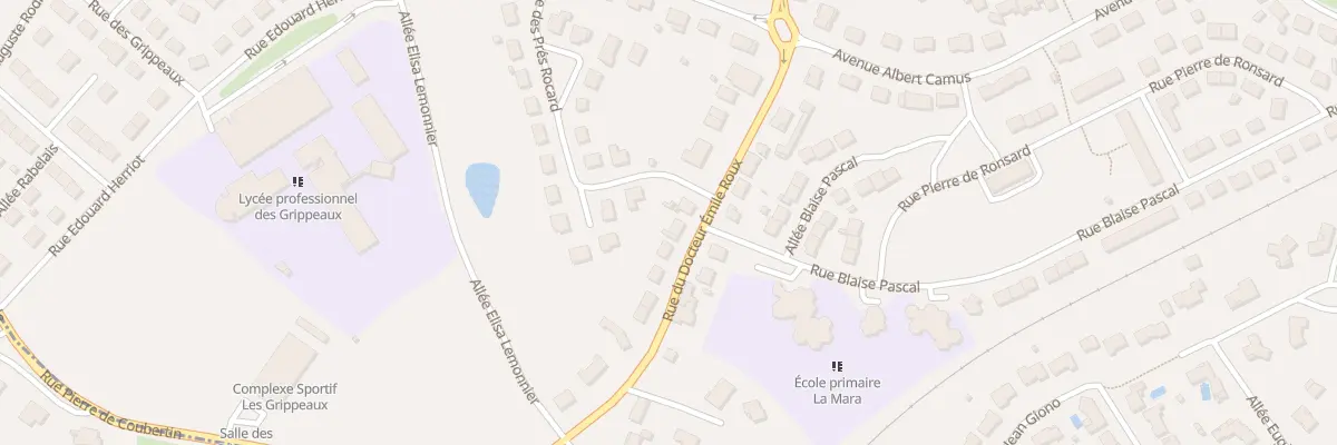 Plan du 78 Rue du Docteur Emile Roux à Parthenay